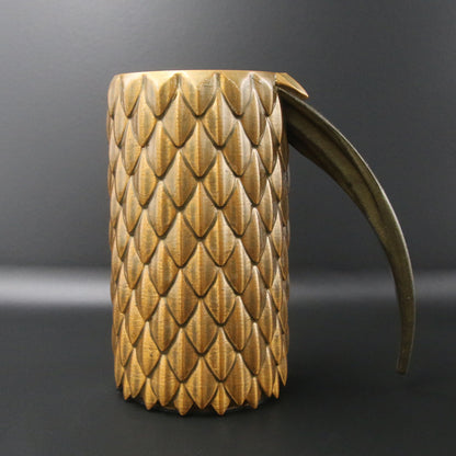 Dragon Scale Stein with Handle 20oz