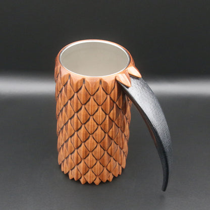 Dragon Scale Stein with Handle 20oz