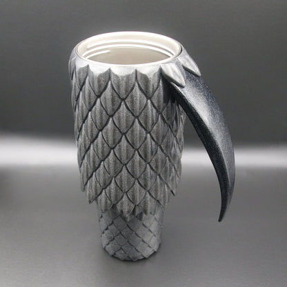 Dragon Scale Tumbler with Handle 40oz