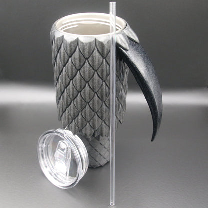 Dragon Scale Tumbler with Handle 40oz