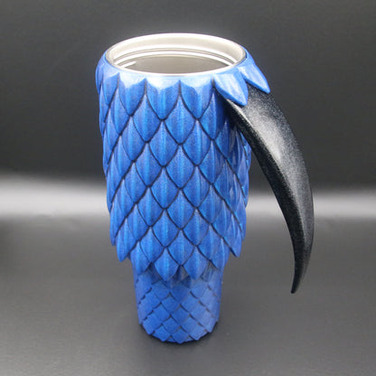 Dragon Scale Tumbler with Handle 40oz