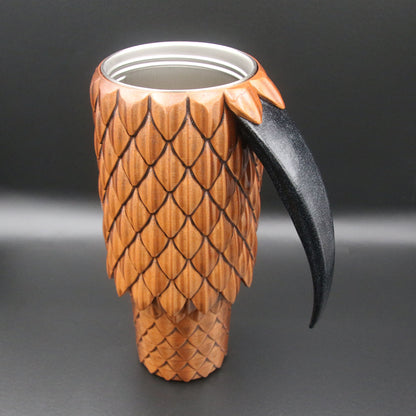 Dragon Scale Tumbler with Handle 40oz
