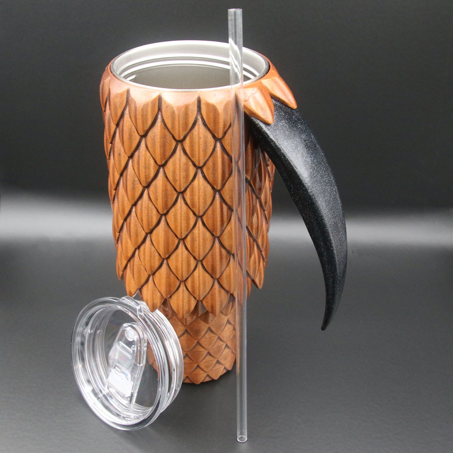 Dragon Scale Tumbler with Handle 40oz