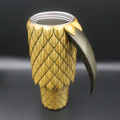 Dragon Scale Tumbler with Handle 40oz