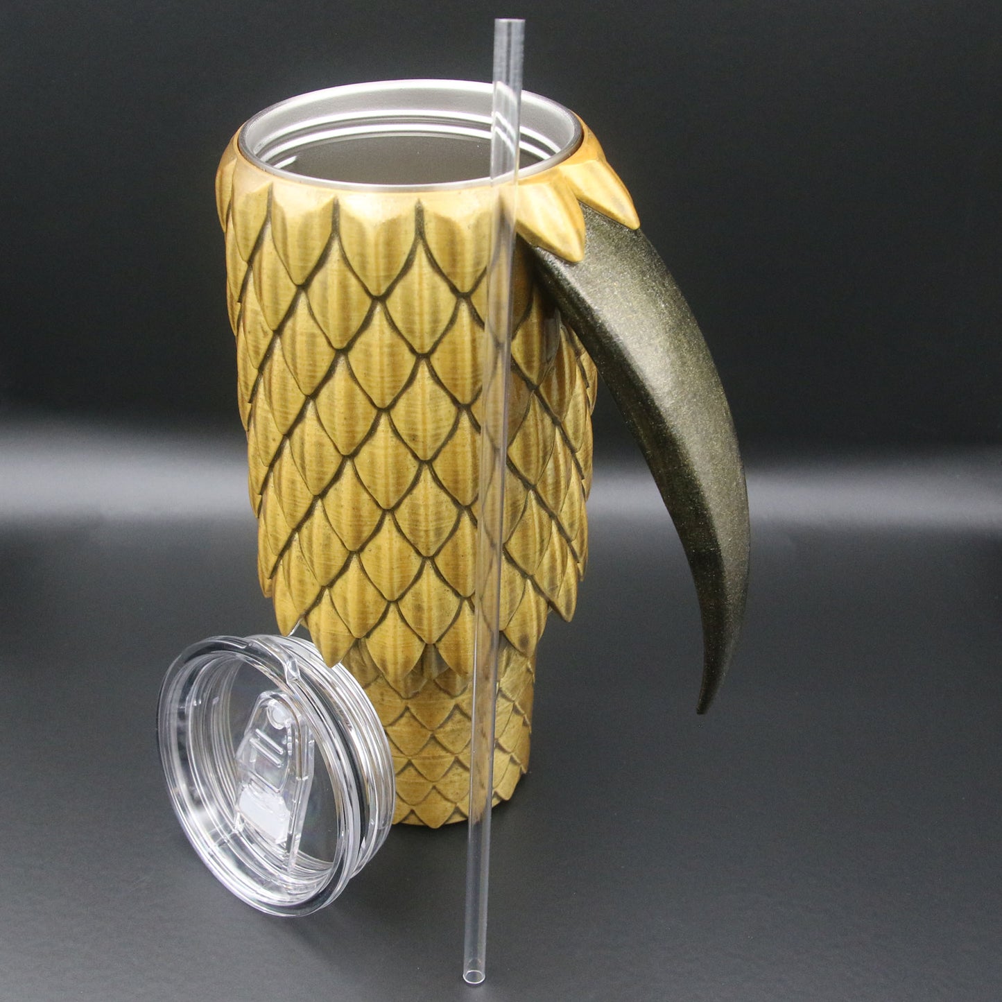 Dragon Scale Tumbler with Handle 40oz