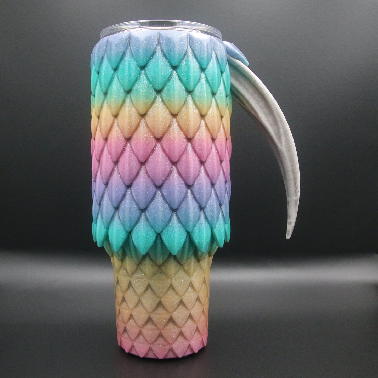 Dragon Scale Tumbler with Handle 40oz