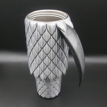 Dragon Scale Tumbler with Handle 40oz