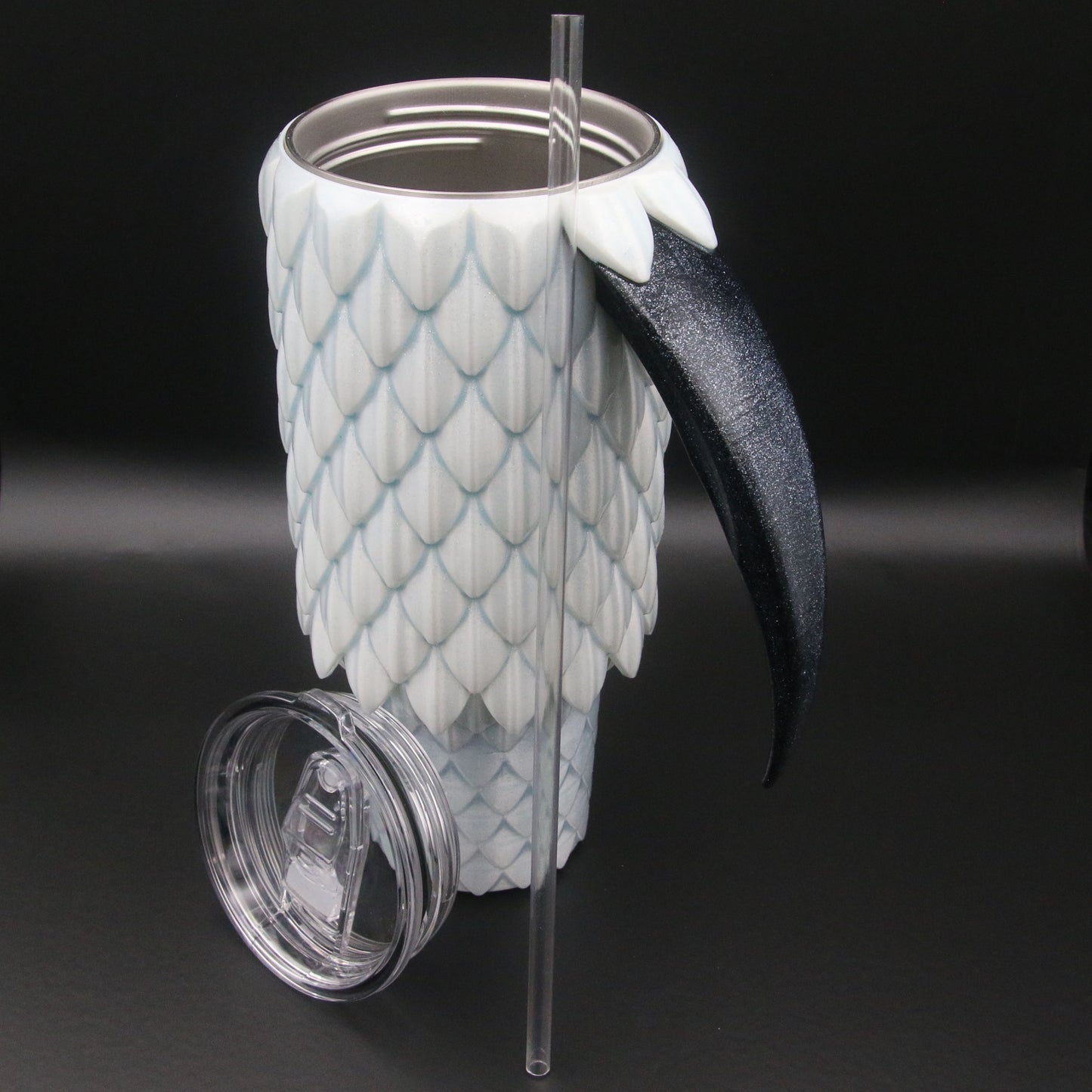 Dragon Scale Tumbler with Handle 40oz